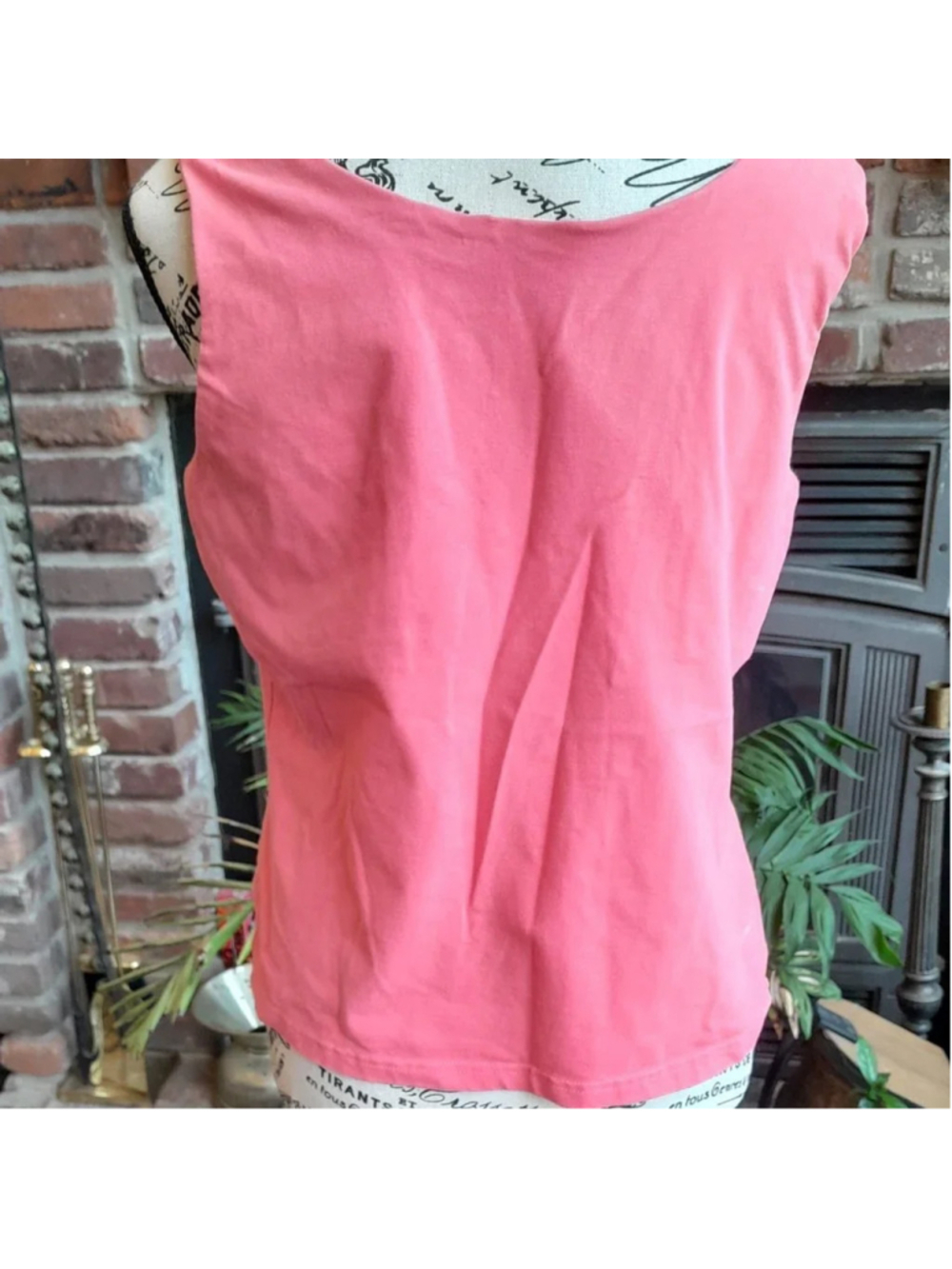 Cherokee Pink Tank with Support - Picture 2 of 3